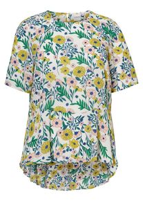 JUNAROSE, Damen Geblümte Bluse, Mischfarben / Weiß
