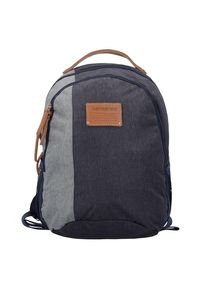Samsonite, Damen Rucksack 'Rewind Natural' 38 cm, Ultramarinblau / Taubenblau / Braun