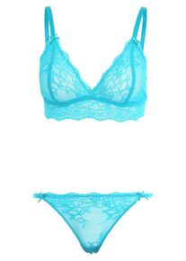 Lingadore, Damen Bralette & String, T&uuml;rkis