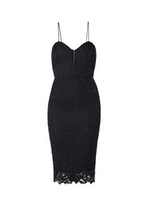 boohoo, Damen Midikleid, Schwarz