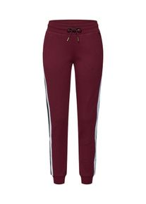 Urban Classics, Damen Sweatpants, Bordeaux / Schwarz / Weiß
