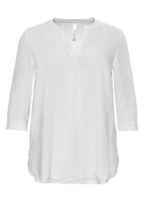sheego Casual, Damen Tunika, Wei&szlig;