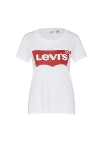 Levi's LEVI'S, Damen Shirt 'The Perfect Tee Large Batwing', Rot / Weiß