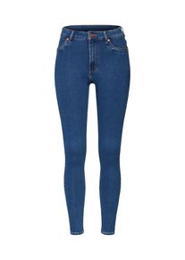 Cheap Monday, Damen Acid Washed Jeans mit Zippern, Blue Denim
