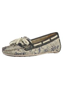 Sebago, Damen Halbschuhe, Creme / Blau / Braun