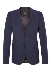 s.Oliver BLACK LABEL, Herren Sakko Slim 'Cesano', Navy