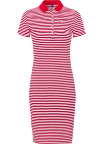 Tommy Hilfiger, Damen Kleid 'New Chiara', Rot / Weiß