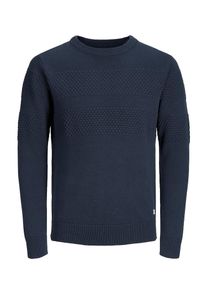 PRODUKT, Herren Klassischer Strickpullover, Navy