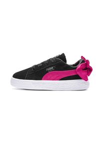 Puma, M&auml;dchen Sneaker 'Suede Bow', Pink / Schwarz / Wei&szlig;