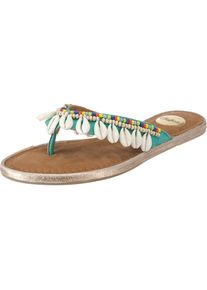 Buffalo, Damen Pantoletten, Türkis / Mischfarben / Weiß