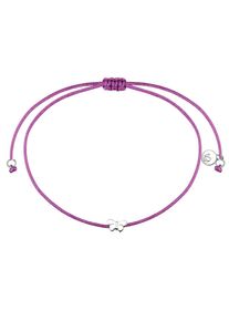 Glanzstücke München Glanzstücke München, Damen Armband, Neonlila / Silber