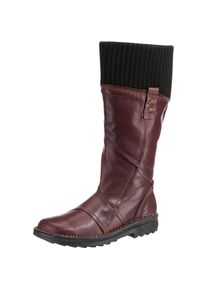 Camel Active, Damen Winterstiefel 'Ontario 20', Burgunder / Schwarz