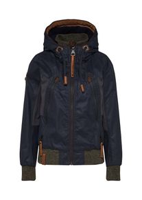 Naketano, Damen Jacke 'Kreuzweiser', Dunkelblau / Graumeliert