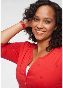 Tom Tailor, Damen Polo Team Blusenshirt (Set, 2 tlg., mit Top), Rot