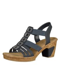 Rieker, Damen Sandalen, Kobaltblau