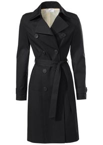Heine, Damen Mantel, Schwarz