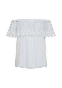 Vila, Damen Shirt 'VITIPO OFFSHOULDER TOP', Hellblau
