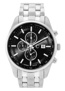 C-Collection, Herren Сhronograph, Schwarz / Silber