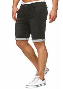 INDICODE JEANS, Herren Shorts 'Lonar', Schwarz