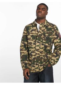 Rocawear, Herren Jacke, Beige / Braun / Grün