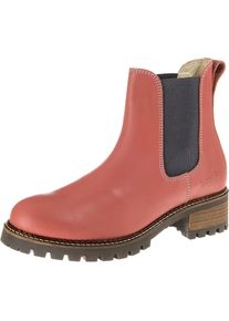 Blue Heeler, Damen Chelsea Boots 'Pash', Kastanienbraun / Hellbraun / Basaltgrau / Lachs