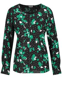 Gerry Weber, Damen Bluse, Mischfarben / Schwarz