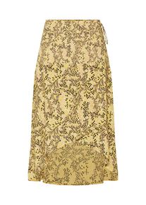 Review, Damen Rock 'PRINTED SKIRT', Gelb / Schwarz