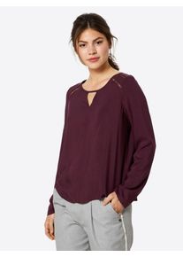 Véro Moda VERO MODA, Damen Bluse 'VMBELLA BOCA TOP', Weinrot