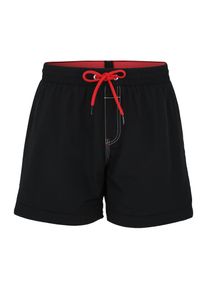 Diesel, Herren Badeshorts 'BMBX-DOLPHIN-S', Rot / Schwarz