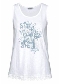 Boysen's BOYSEN'S, Damen Tanktop, Wei&szlig;