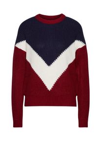 TWINTIP, Damen Pullover, Blau / Rot / Wei&szlig;