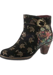 Laura Vita, Damen Stiefeletten, Hellbeige / Smaragd / Dunkelpink / Schwarz