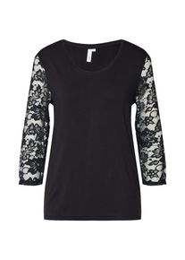 Q/S Designed By, Damen Shirt, Schwarz