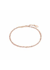 Amor, Damen Fußkette mit Anhänger, Rosegold