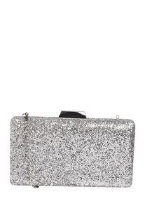 Pieces, Damen Clutch 'PCZUSSI PARTY HARD CASE', Silber