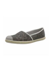 Rieker, Damen Slipper, Taupe / Rauchgrau