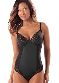 Nuance, Damen B&uuml;gelbody (2 St&uuml;ck), Schwarz