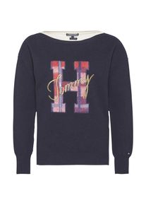 Tommy Hilfiger, Damen Pullover 'AKALA H BOAT-NK SWTR', Nachtblau