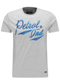 PETROL INDUSTRIES, Herren T-Shirt, Blau / Grau