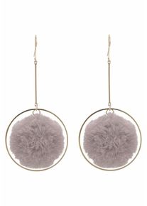 J. JAYZ, Damen Ohrh&auml;nger, Gold / Greige