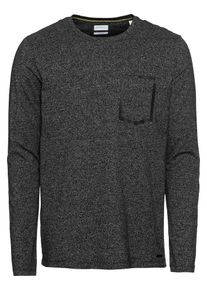 Esprit, Herren Langarmshirt 'cn mel tape po', Schwarz