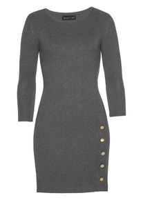 Melrose, Damen Strickkleid, Dunkelgrau