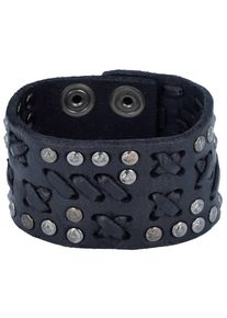 Campomaggi, Damen Armband, Schwarz / Silber
