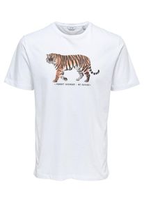 Only & Sons Only & Sons, Herren Shirt, Wei&szlig;