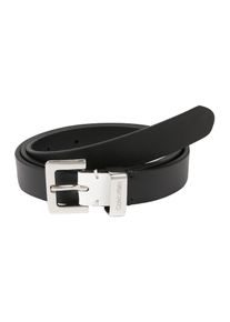 Calvin Klein, Damen Gürtel '2CM METAL LOOPS BELT', Schwarz