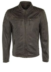 Gipsy, Herren Lederjacke 'CHESTER LEGV', Dunkelbraun