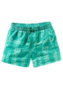Bench, Herren Badeshorts, lange Form, Hellgr&uuml;n