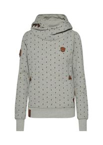Naketano, Damen Pullover 'Extraordinär', Dunkelblau / Braun / Graumeliert