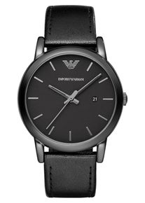 Emporio Armani, Herren Uhr 'AR1732', Dunkelgrau / Schwarz