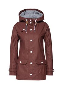 Derbe, Damen Regenjacke 'Peninsula Fischer', Rostrot